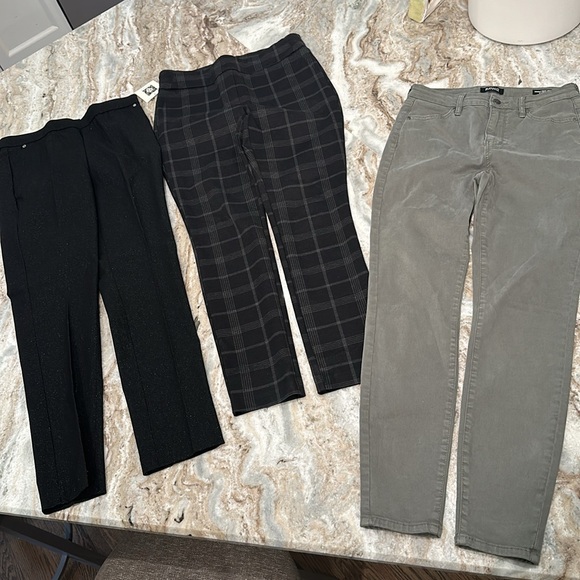 Bundle Skinny High-Waisted Stretch Pants ~ Size 6 - Picture 2 of 8